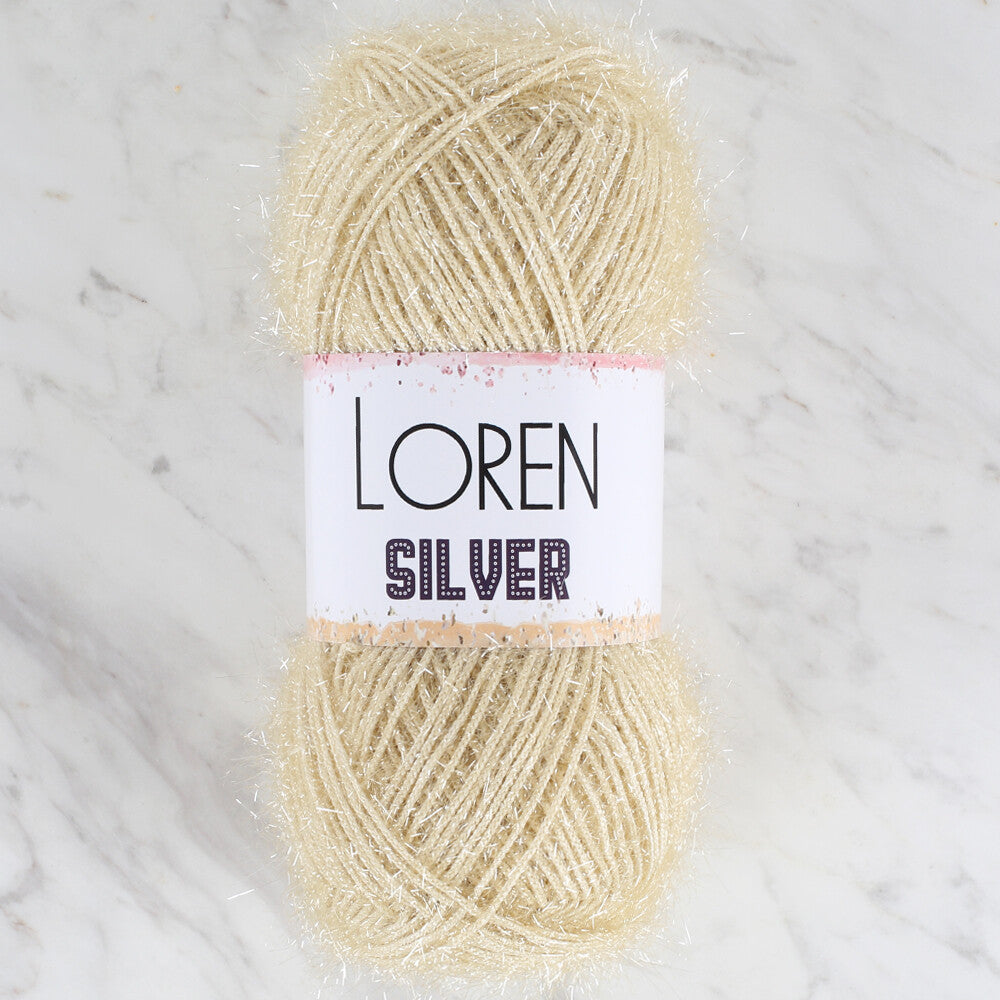 Loren Silver Bej El Örgü İpi - RS0066